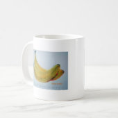 Eine Banane, zwei Bananen Kaffeetasse (Vorderseite Links)