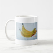Eine Banane, zwei Bananen Kaffeetasse (Links)
