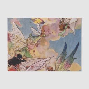 „Eine Bande von Feen“ von Florence Anderson Seidenpapier