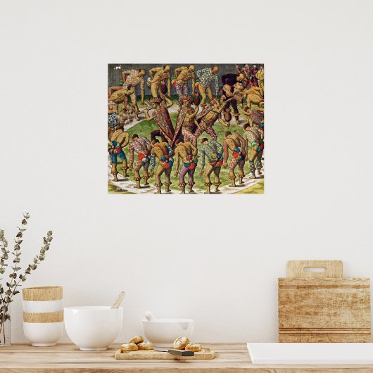 Eine Barbarische Feier Poster (Küche)