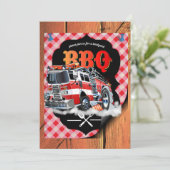 Eine Barbecue-Feier Einladung (Stehend Vorderseite)