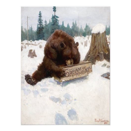 Eine Bärenchance von Philip Russell Goodwin Fotodruck (Vorne)