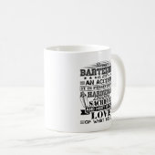 Eine Barkeeper-Tasse sein Kaffeetasse (VorderseiteRechts)