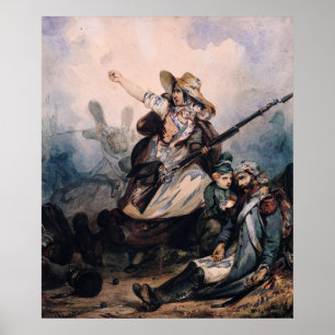 Eine Barriere 1830, 1834 Poster
