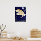 Eine Barschüssel im Flug Poster (Küche)