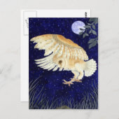 Eine Barschüssel im Flug Postkarte (Vorne/Hinten)