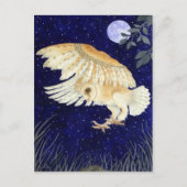 Eine Barschüssel im Flug Postkarte (Vorderseite)