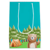 Eine Baseballbeutel für Geschenke Mittlere Geschenktüte (Rückseite)