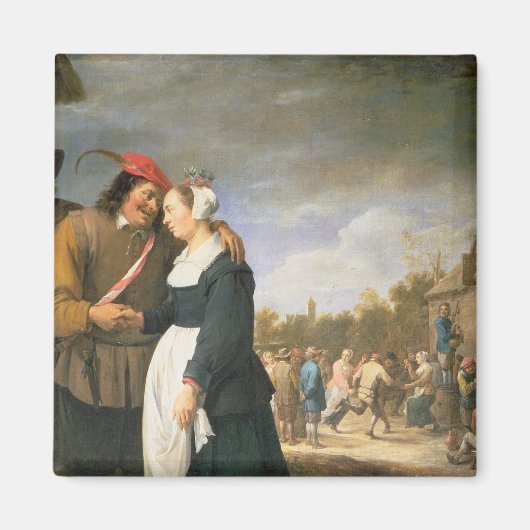 Eine Bauernhochzeit, 1648 Magnet (Vorne)