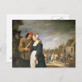 Eine Bauernhochzeit, 1648 Postkarte (Vorne/Hinten)