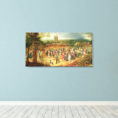 Eine Bauernhochzeit Leinwanddruck (Insitu (Holzboden))