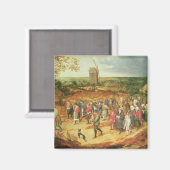 Eine Bauernhochzeit Magnet (Vorderseite/Rückseite)