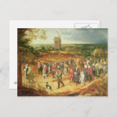 Eine Bauernhochzeit Postkarte (Vorne/Hinten)