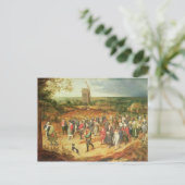 Eine Bauernhochzeit Postkarte (Stehend Vorderseite)