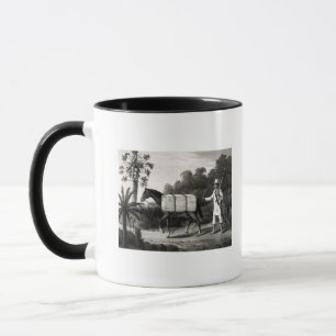 Eine Baumwollfördermaschine, 'von den Reisen in Tasse