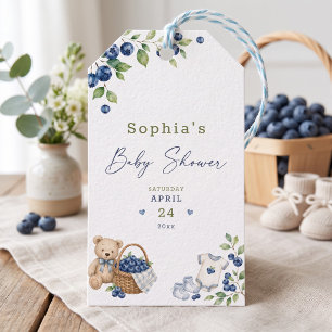 Eine beeren süße Blaubeere Süße Blaue Wasserfarbe Geschenkanhänger