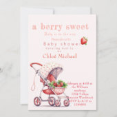 eine Beerendusche Einladung (Vorderseite)