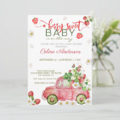 Eine Beerendusche Einladung (Stehend Vorderseite)