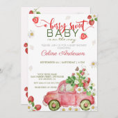 Eine Beerendusche Einladung (Vorne/Hinten)