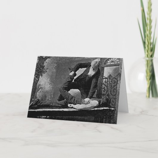 Eine Behandlungskarte mit manueller Hilfe Karte (Vorderseite)