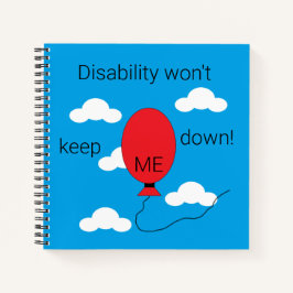 Eine Behinderung Behalte mich nicht ab: Notizblock