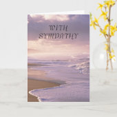 Eine Beileidskarte für einen neuen Tag Karte (Gelbe Blume)