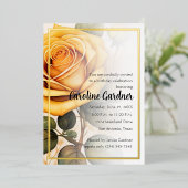 Eine beliebige Anzahl Geburtstage Einladung Gelbe  (Stehend vorne)