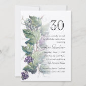 Eine beliebige Anzahl Geburtstage Einladung Grapev (Vorderseite)