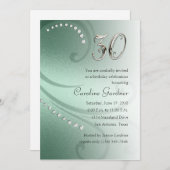 Eine beliebige Zahl zum Geburtstag Einladung (Vorne/Hinten)