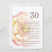 Eine beliebige Zahl zum Geburtstag Einladung (Vorderseite)