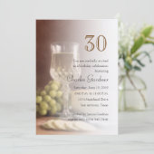 Eine beliebige Zahl zum Geburtstag Einladung (Stehend Vorderseite)