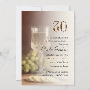 Eine beliebige Zahl zum Geburtstag Einladung