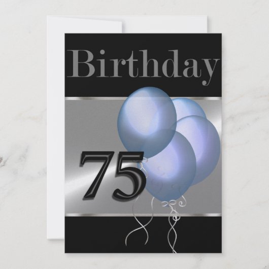 Eine beliebige Zahl zum Geburtstag Einladung (Vorderseite)