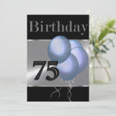 Eine beliebige Zahl zum Geburtstag Einladung (Stehend Vorderseite)