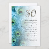 Eine beliebige Zahl zum Geburtstag Einladung (Vorne/Hinten)