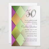 Eine beliebige Zahl zum Geburtstag Einladung (Vorne/Hinten)