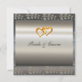 Eine beliebte elegante Silver Wedding Einladung (Vorderseite)