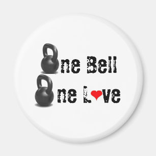Eine Bell, ein Liebe-Magnet Magnet