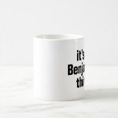 eine Benjamin-Sache Kaffeetasse (Mittel)