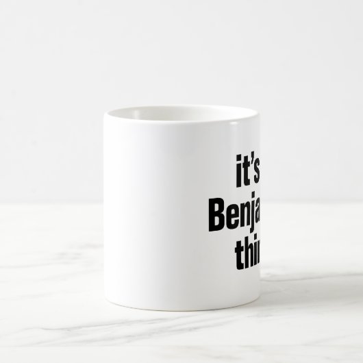 eine Benjamin-Sache Kaffeetasse (Mittel)