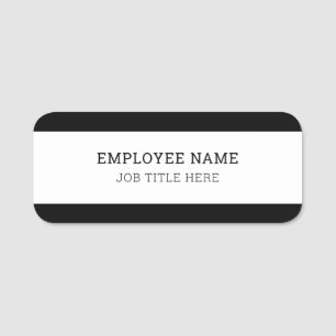 Eine bequeme Methode, sich selbst zu identifiziere Namensschild