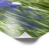 Eine Berglandschaft mit Wildblumen Fotodruck (Ecke)