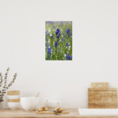 Eine Berglandschaft mit Wildblumen Poster (Küche)