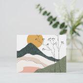 EINE BERGVERLAGERUNGSPOSTKARTE FEIERTAGSPOSTKARTE (Stehend Vorderseite)