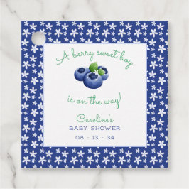 Eine Berry Sweet Baby Boy Dusche Blueberry Geschenkanhänger