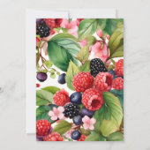 Eine Berry Sweet Baby Dusche Einladung (Rückseite)