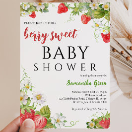 Eine Berry Sweet Baby Dusche Einladung