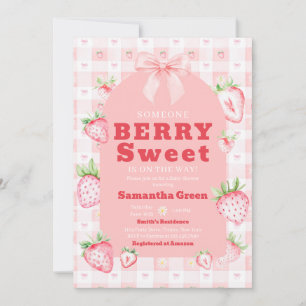 Eine Berry Sweet Baby Dusche Einladung