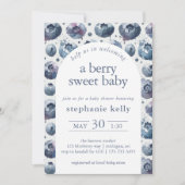 Eine Berry Sweet Baby Dusche Einladung (Vorderseite)