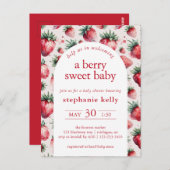 Eine Berry Sweet Baby Dusche Postkarte (Vorne/Hinten)
